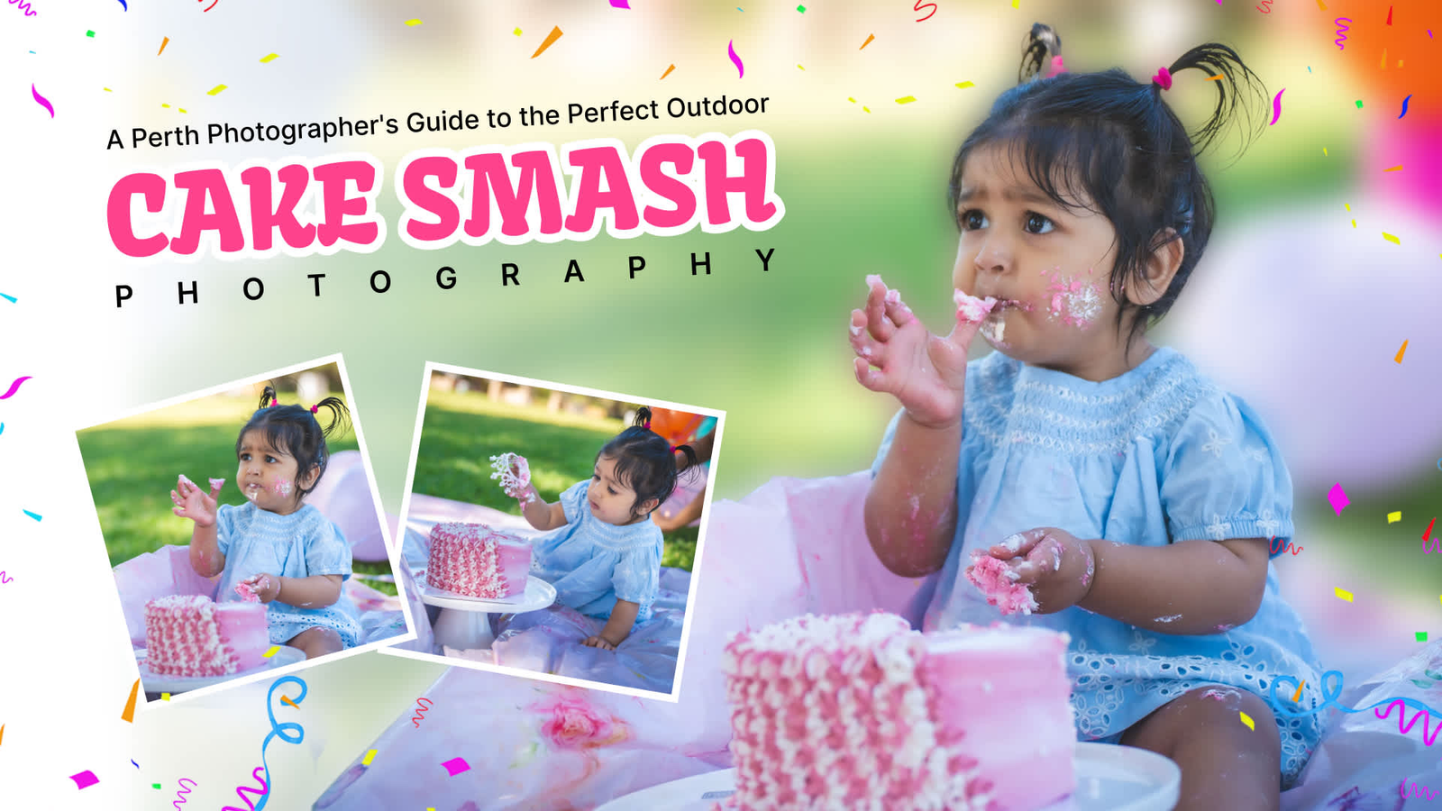 A Perth Photographer's Guide to the Perfect Outdoor Cake Smash Photography